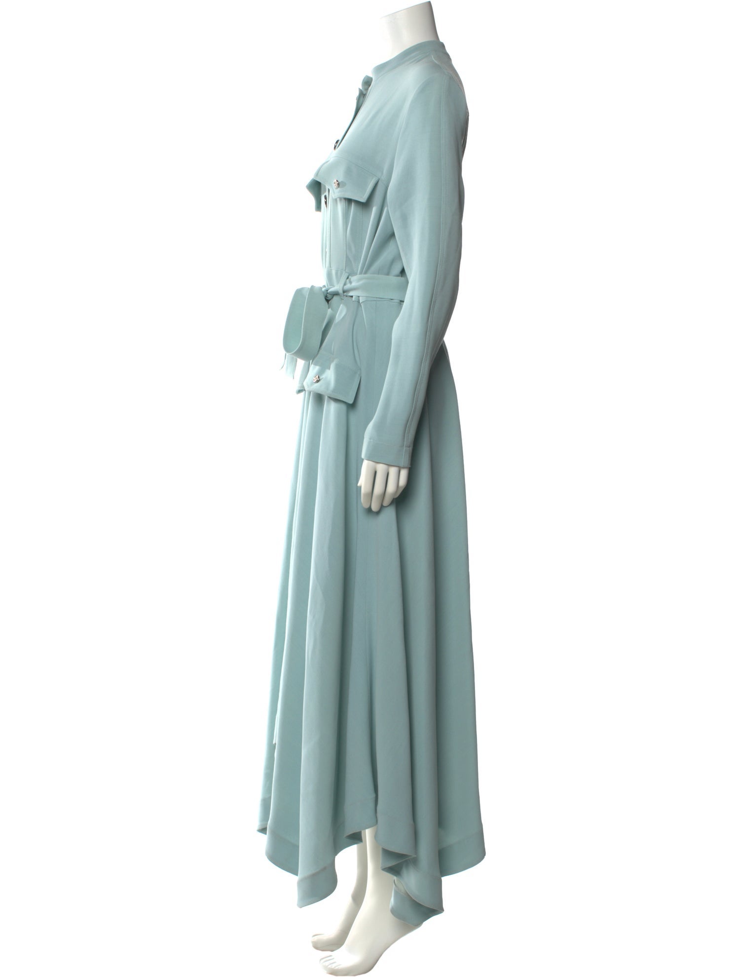 Lilia Stogova Crew Neck Long Dress