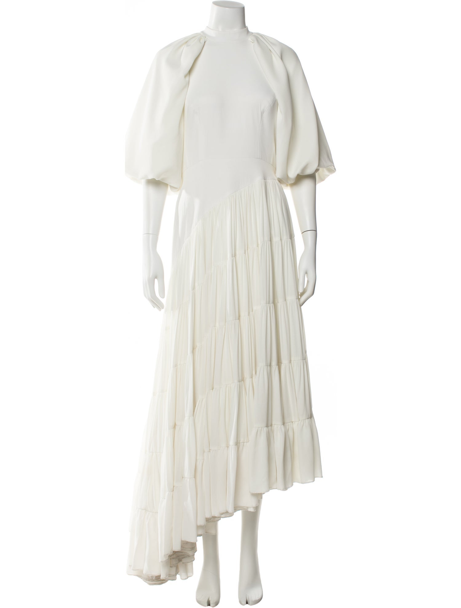 Lilia Stogova Crew Neck Long Dress