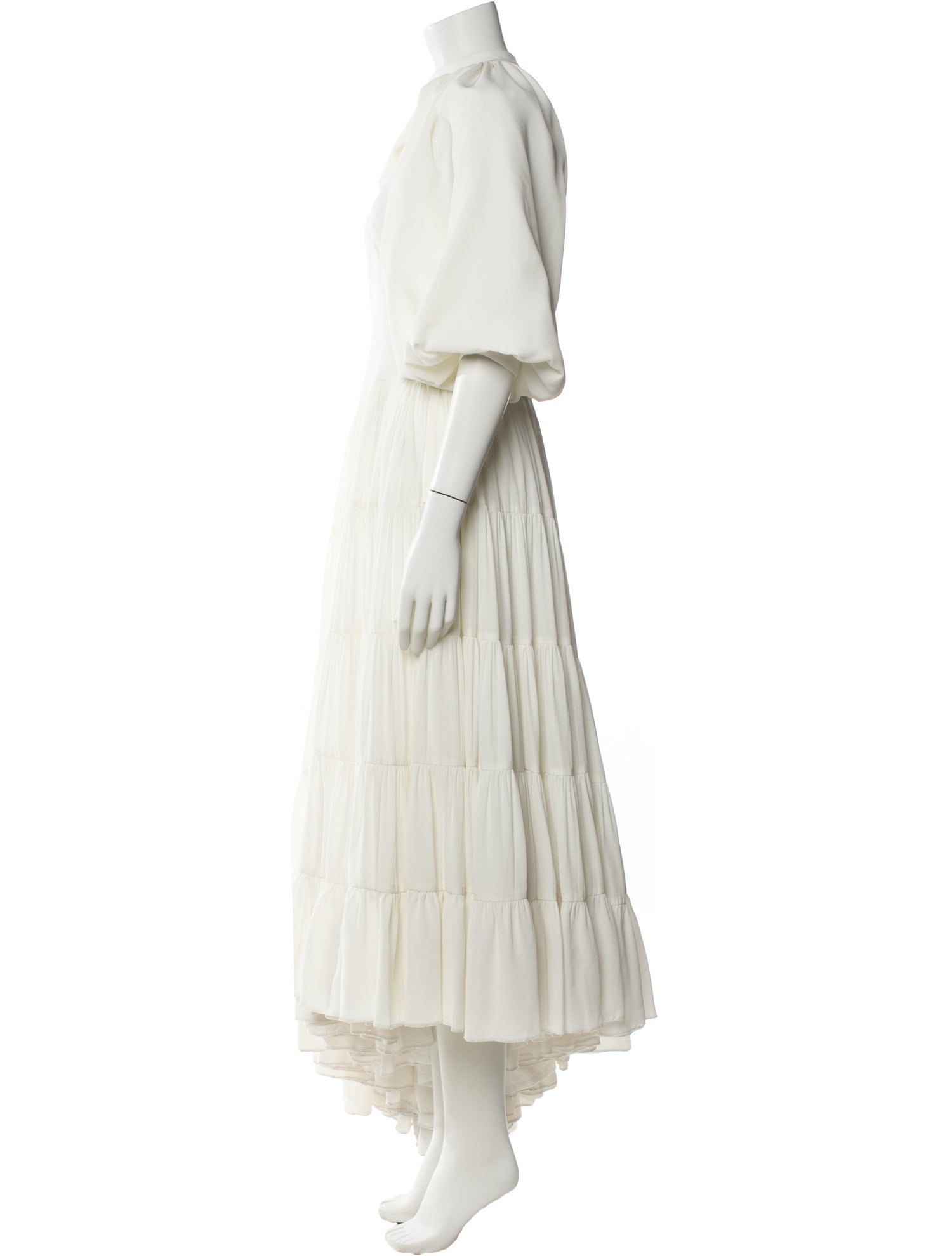 Lilia Stogova Crew Neck Long Dress