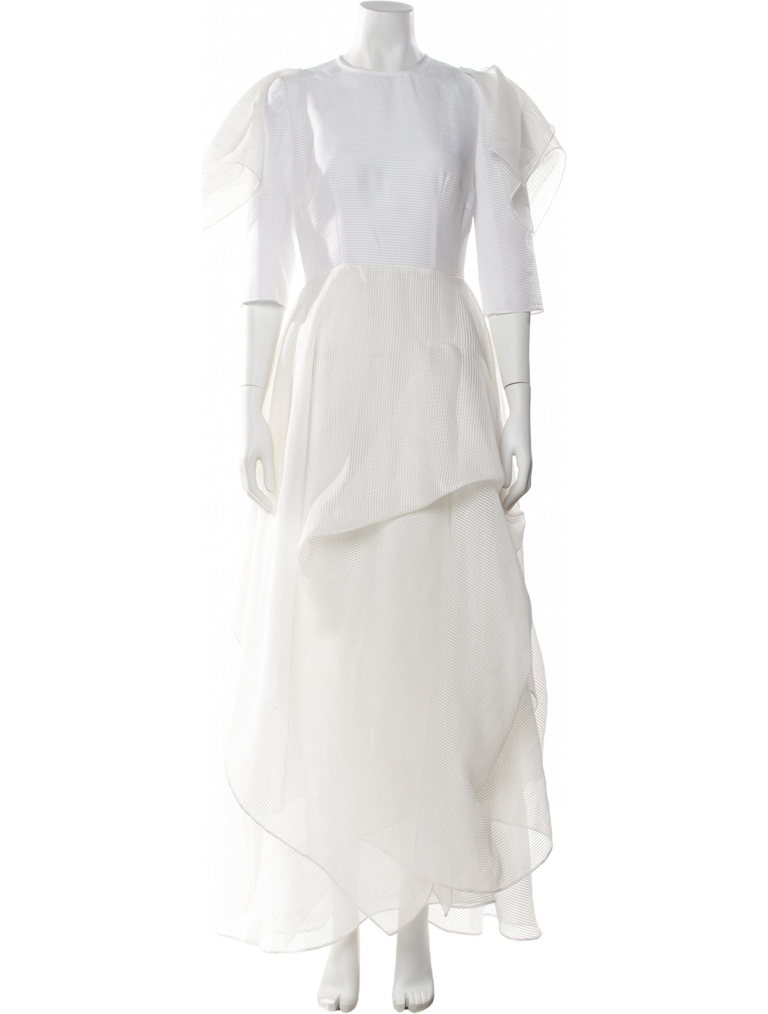 Lilia Stogova Crew Neck Long Dress