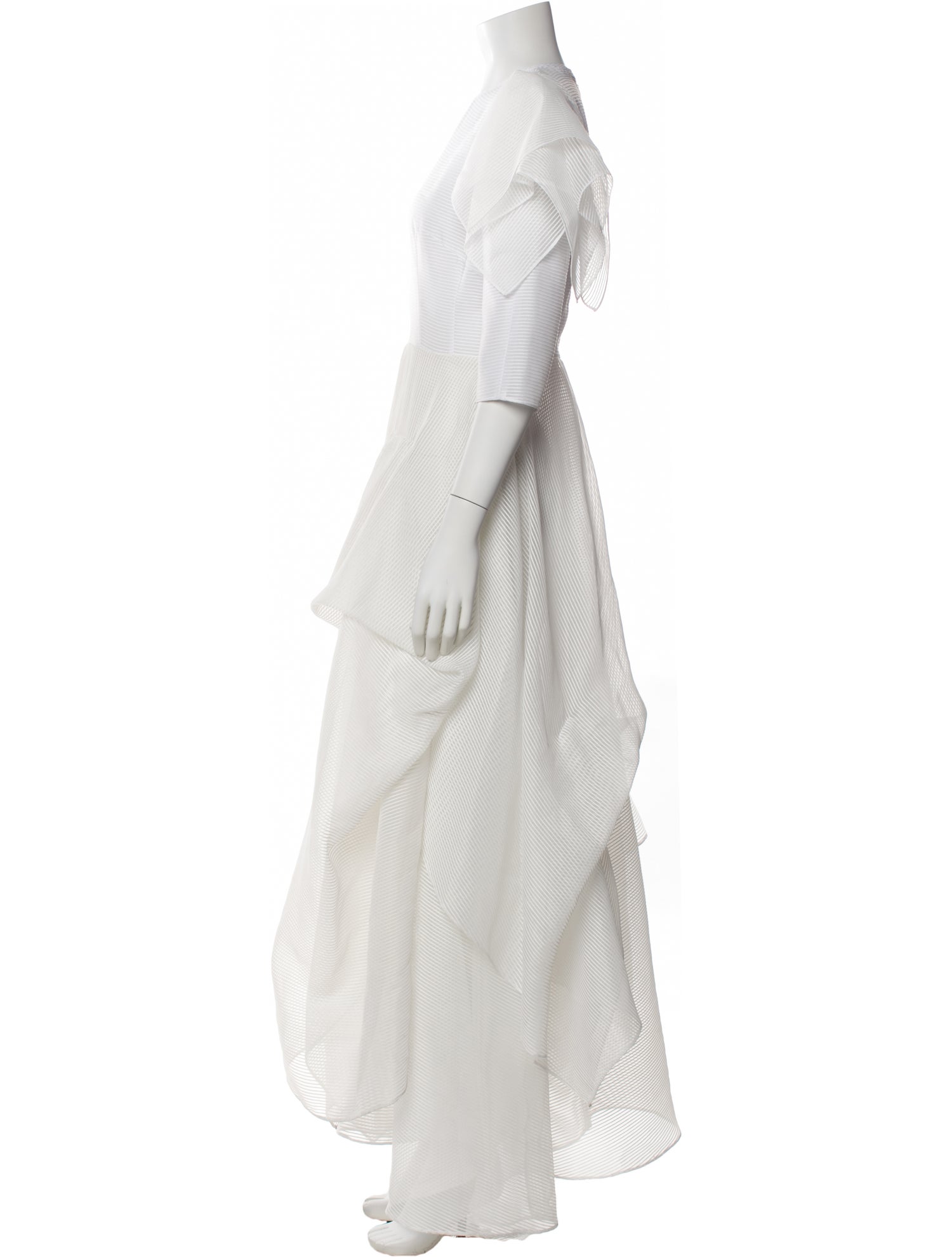 Lilia Stogova Crew Neck Long Dress