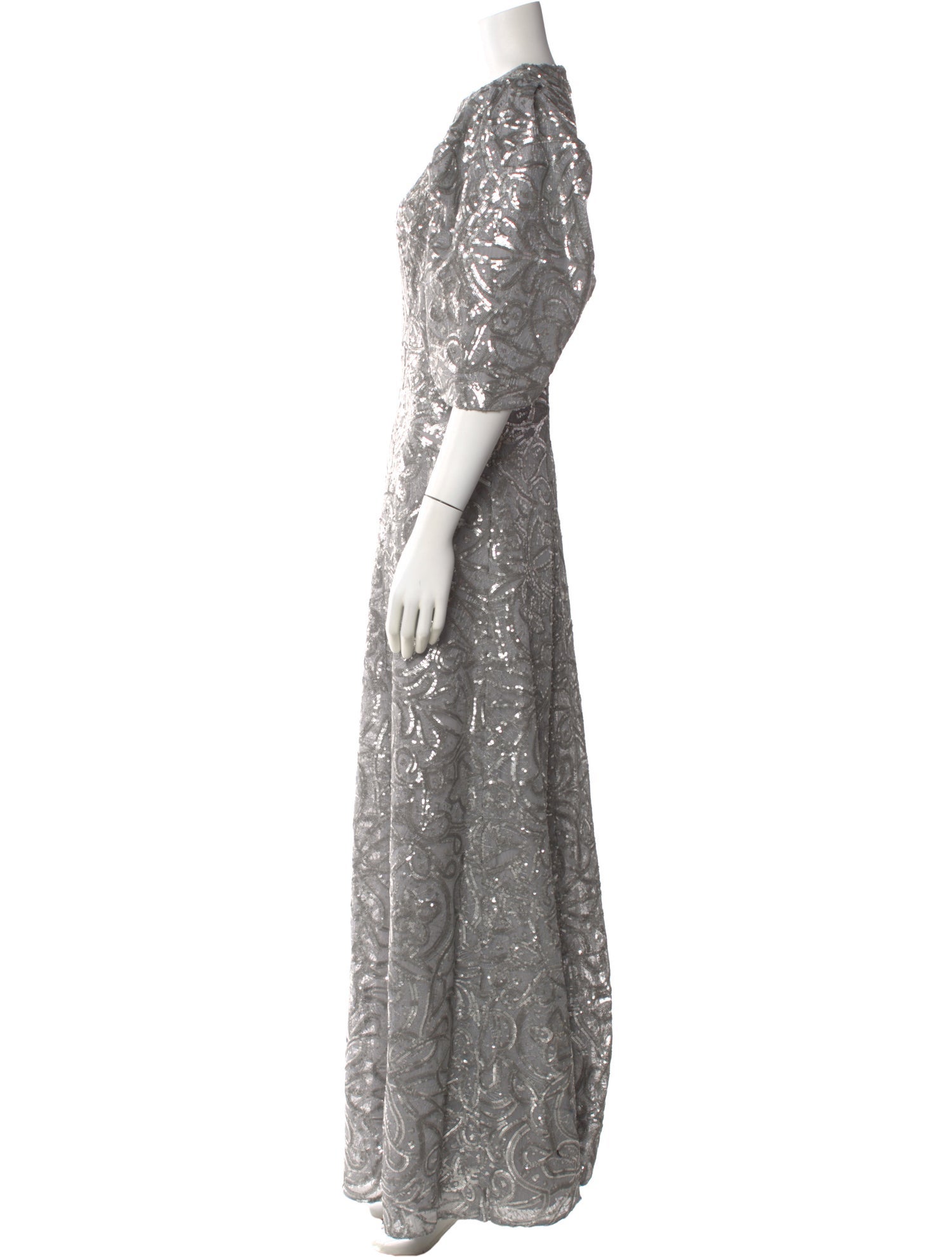 Lilia Stogova Mesh Long Dress