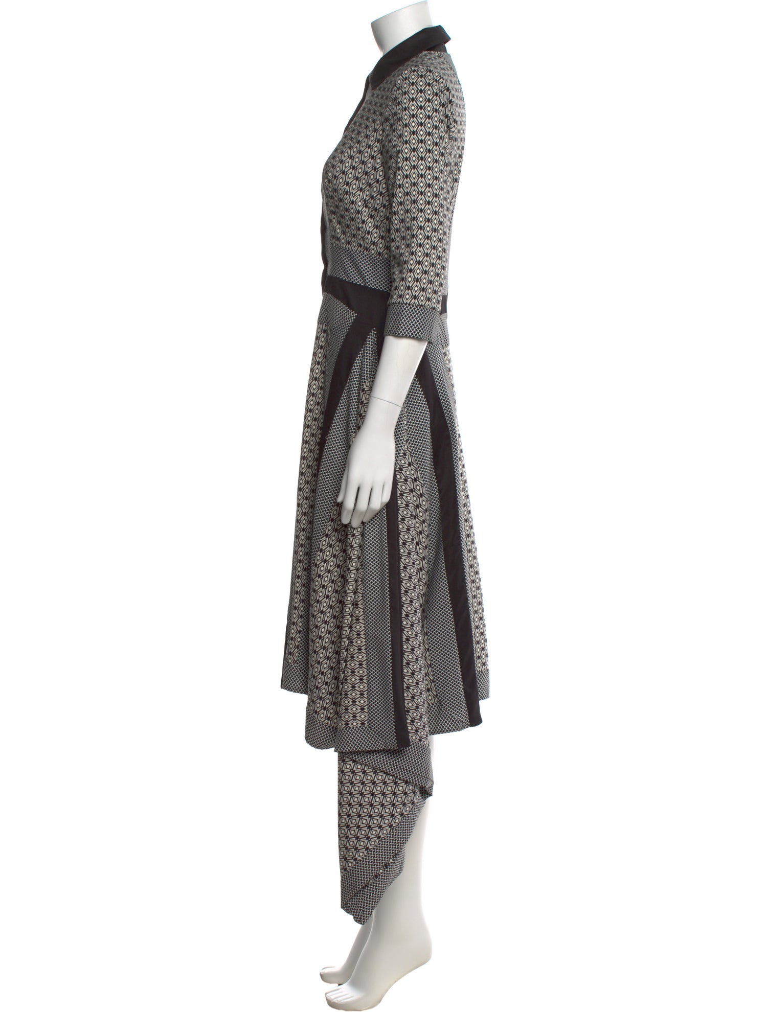 Lilia Stogova Printed Long Dress