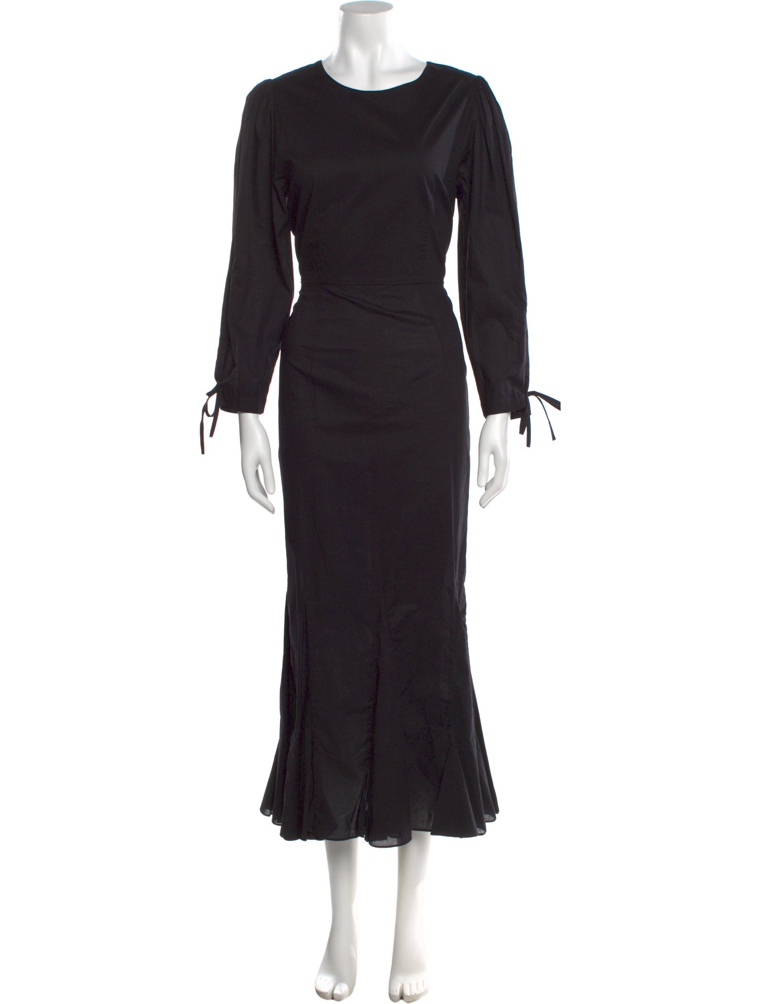 Lilia Stogova Crew Neck Long Dress