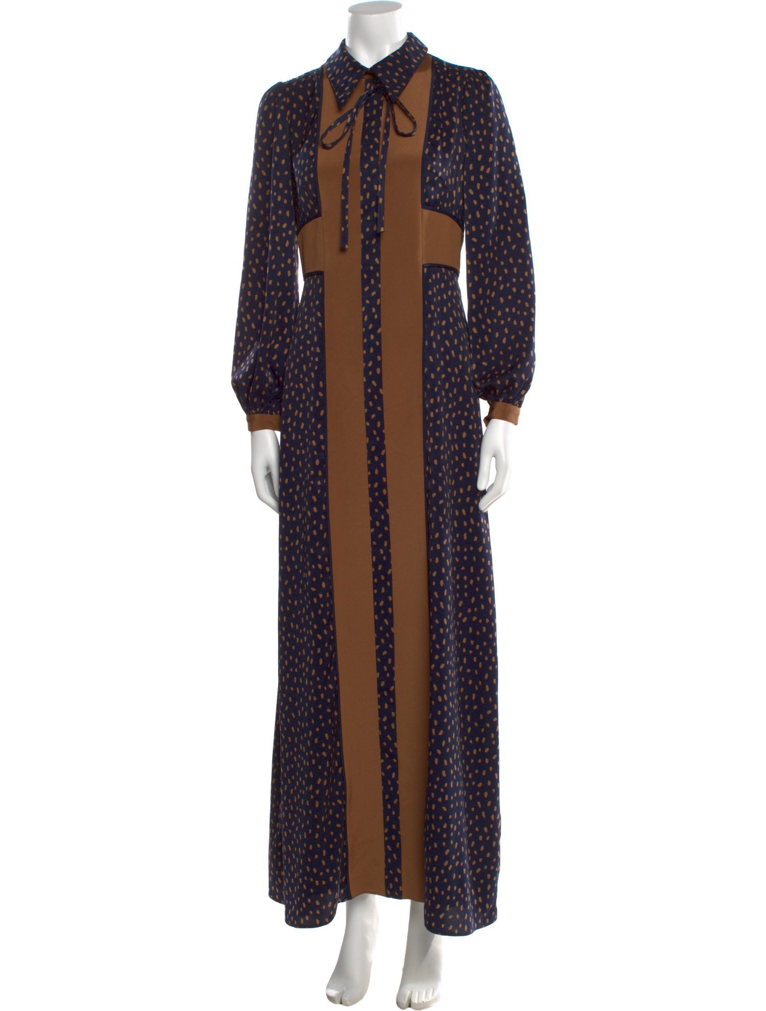 Lilia Stogova Printed Long Dress