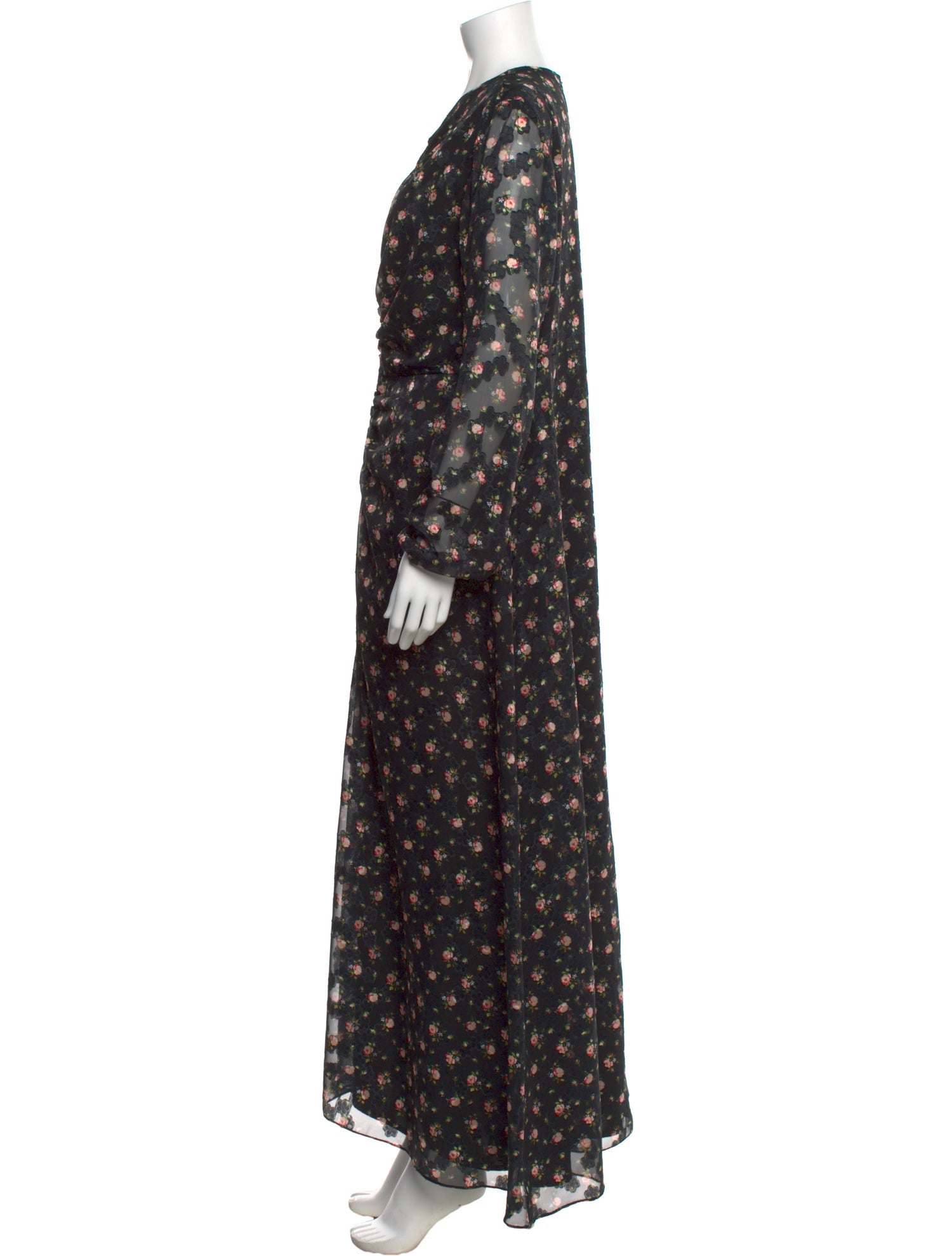 Lilia Stogova Floral Print Long Dress