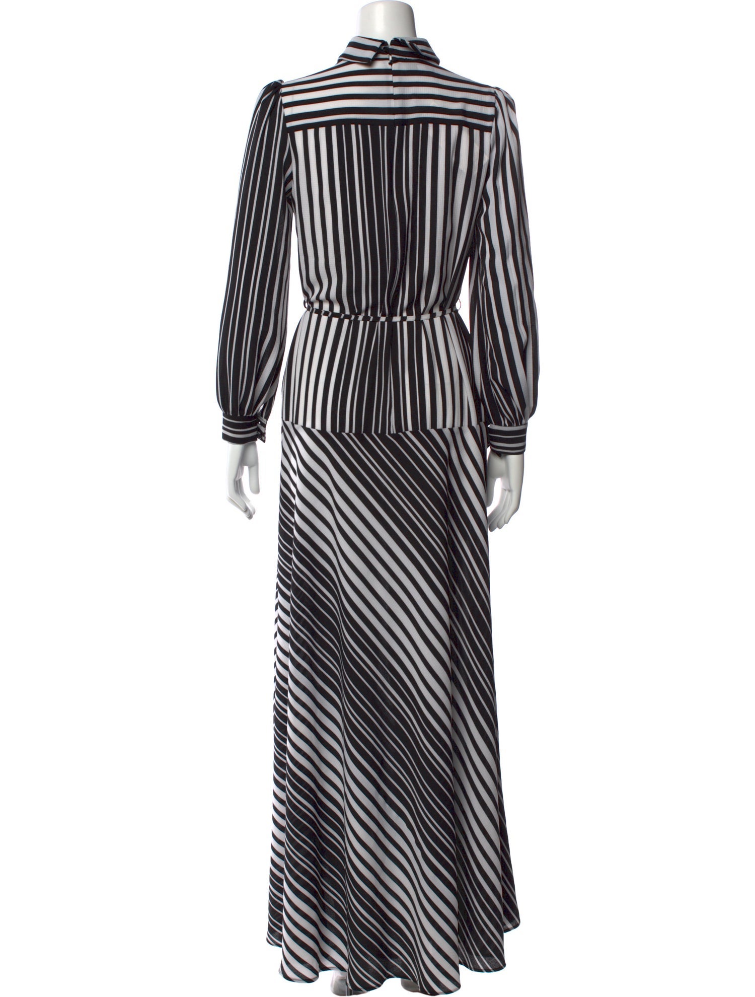 Lilia Stogova Striped Long Dress
