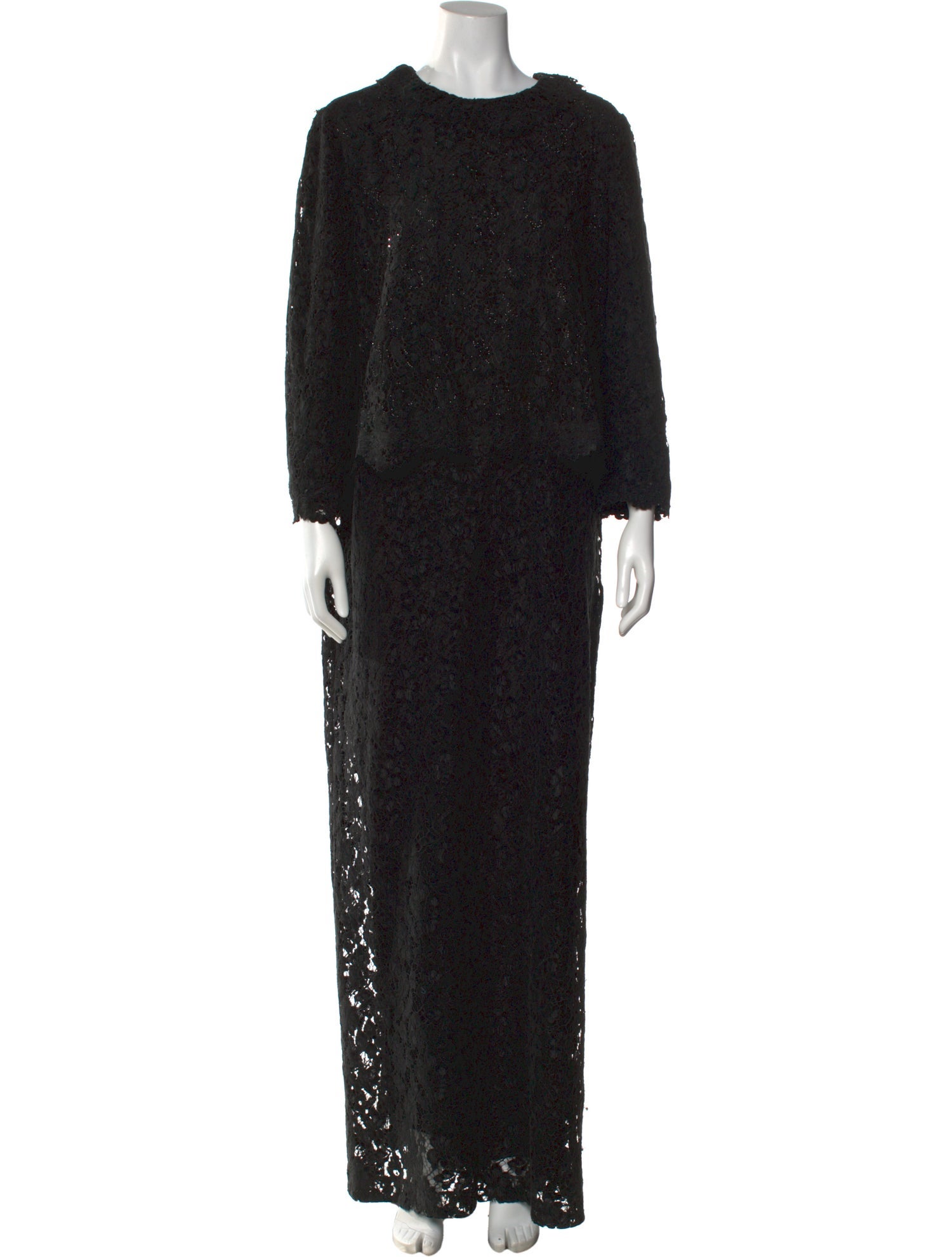 Lilia Stogova Lace Long Dress