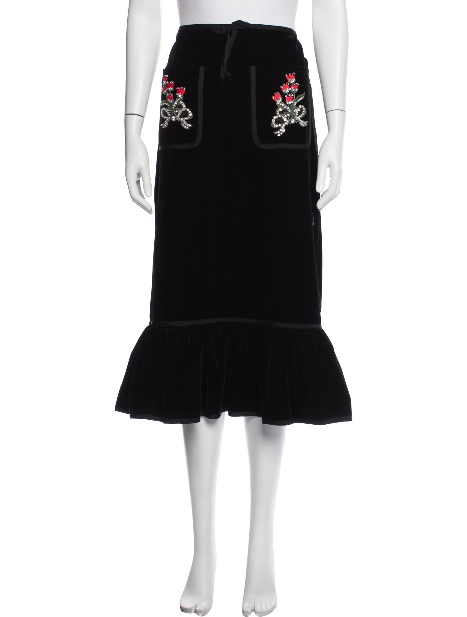 Lilia Stogova Printed Midi Length Skirt