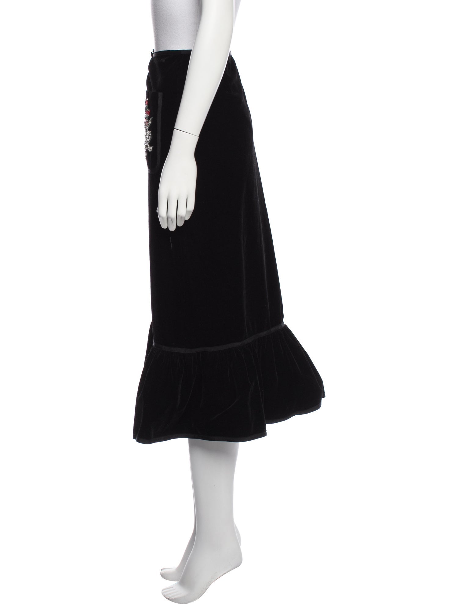 Lilia Stogova Printed Midi Length Skirt