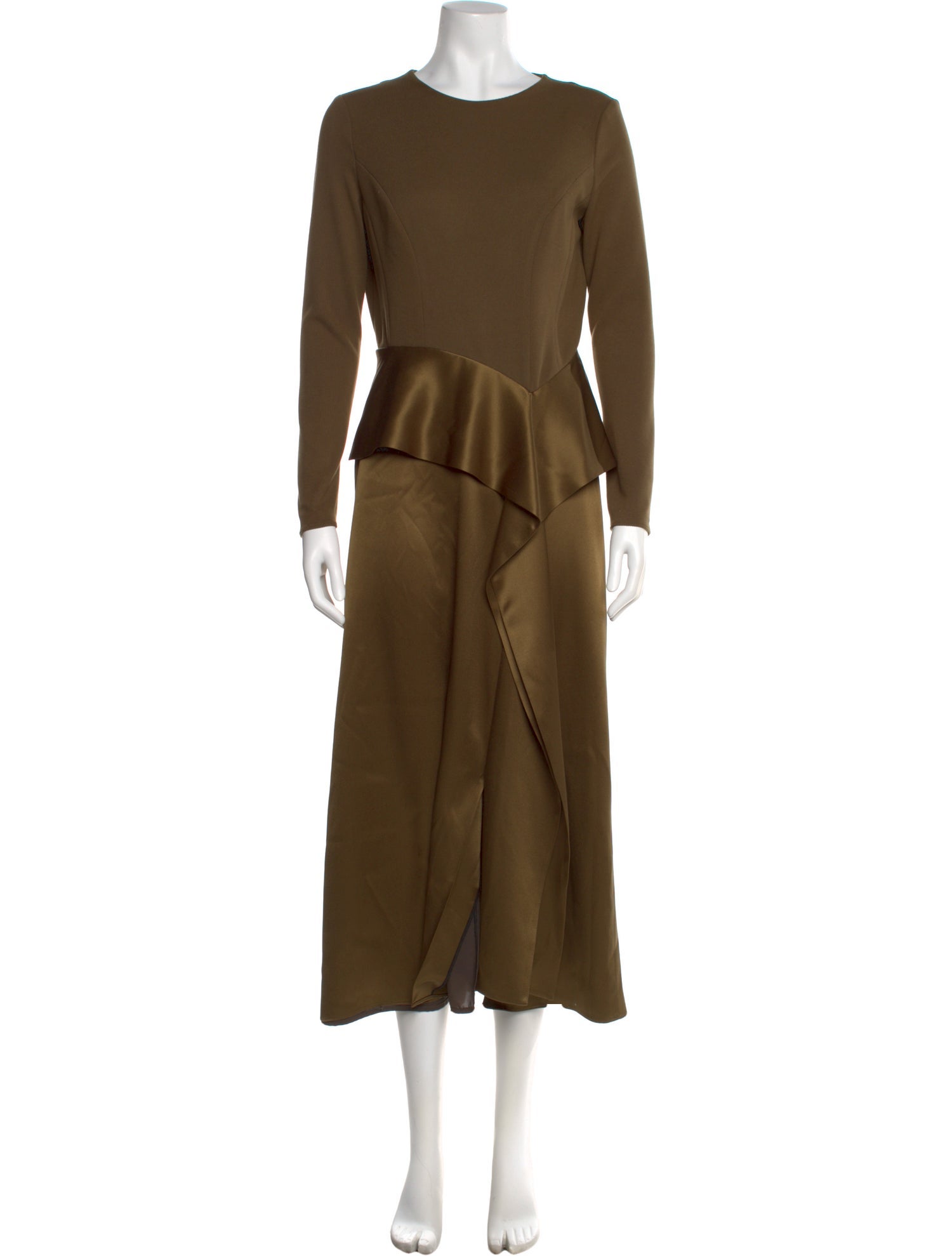 Lilia Stogova Crew Neck Long Dress