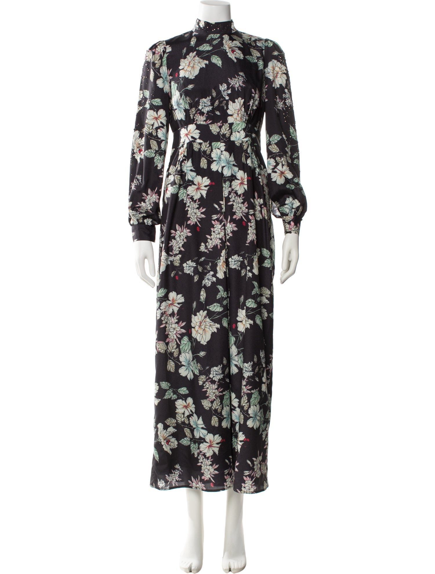 Lilia Stogova Floral Print Long Dress