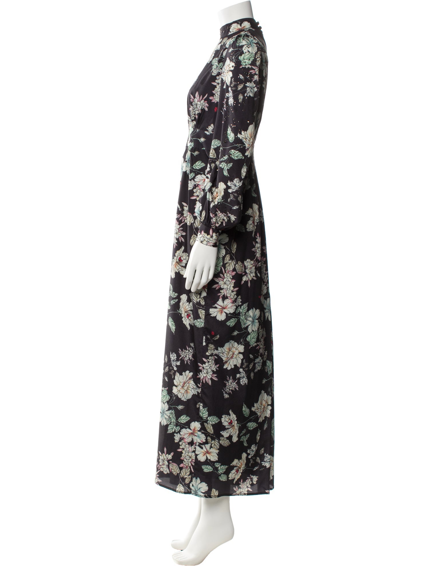 Lilia Stogova Floral Print Long Dress