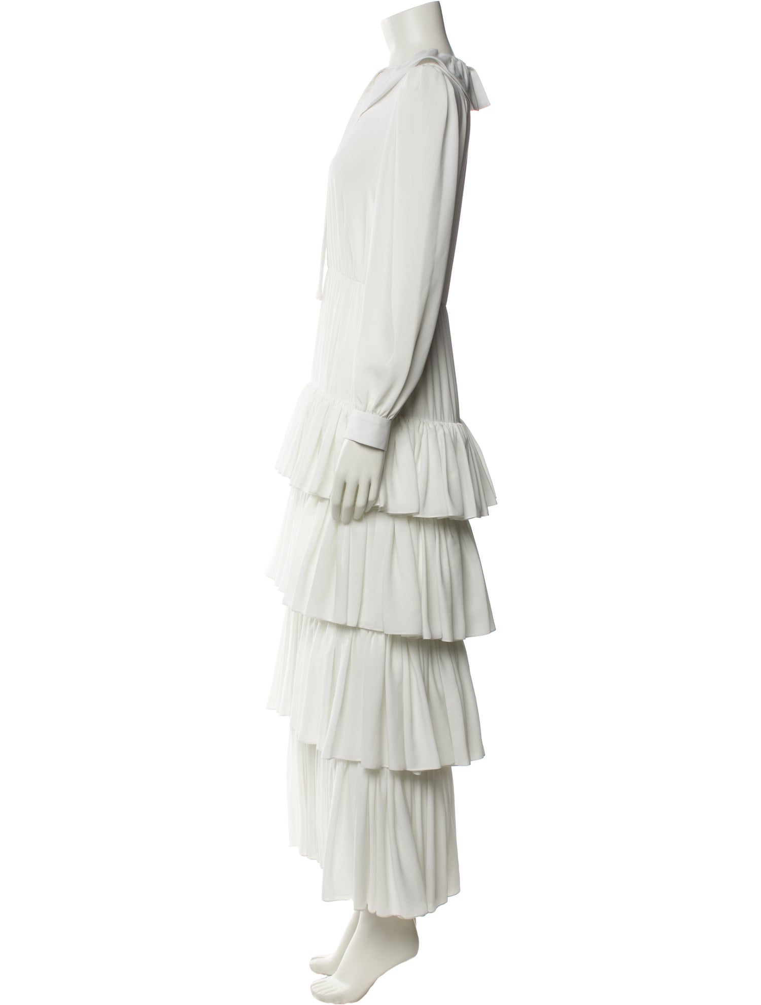 Lilia Stogova Crew Neck Long Dress