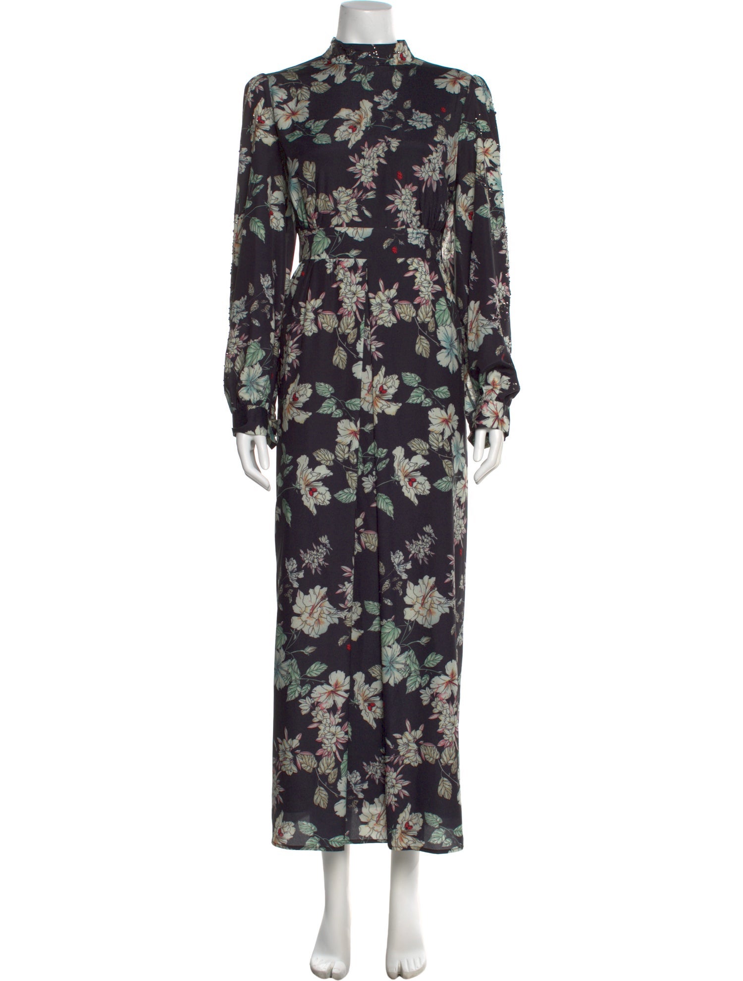 Lilia Stogova Floral Print Long Dress