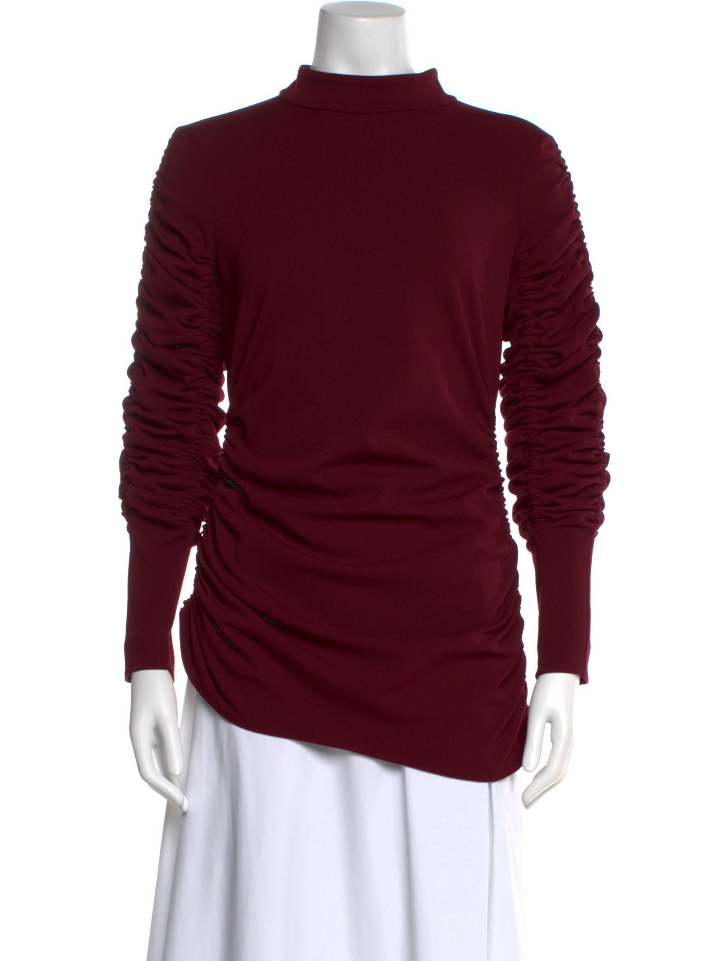 Lilia Stogova Mock Neck Long Sleeve Top