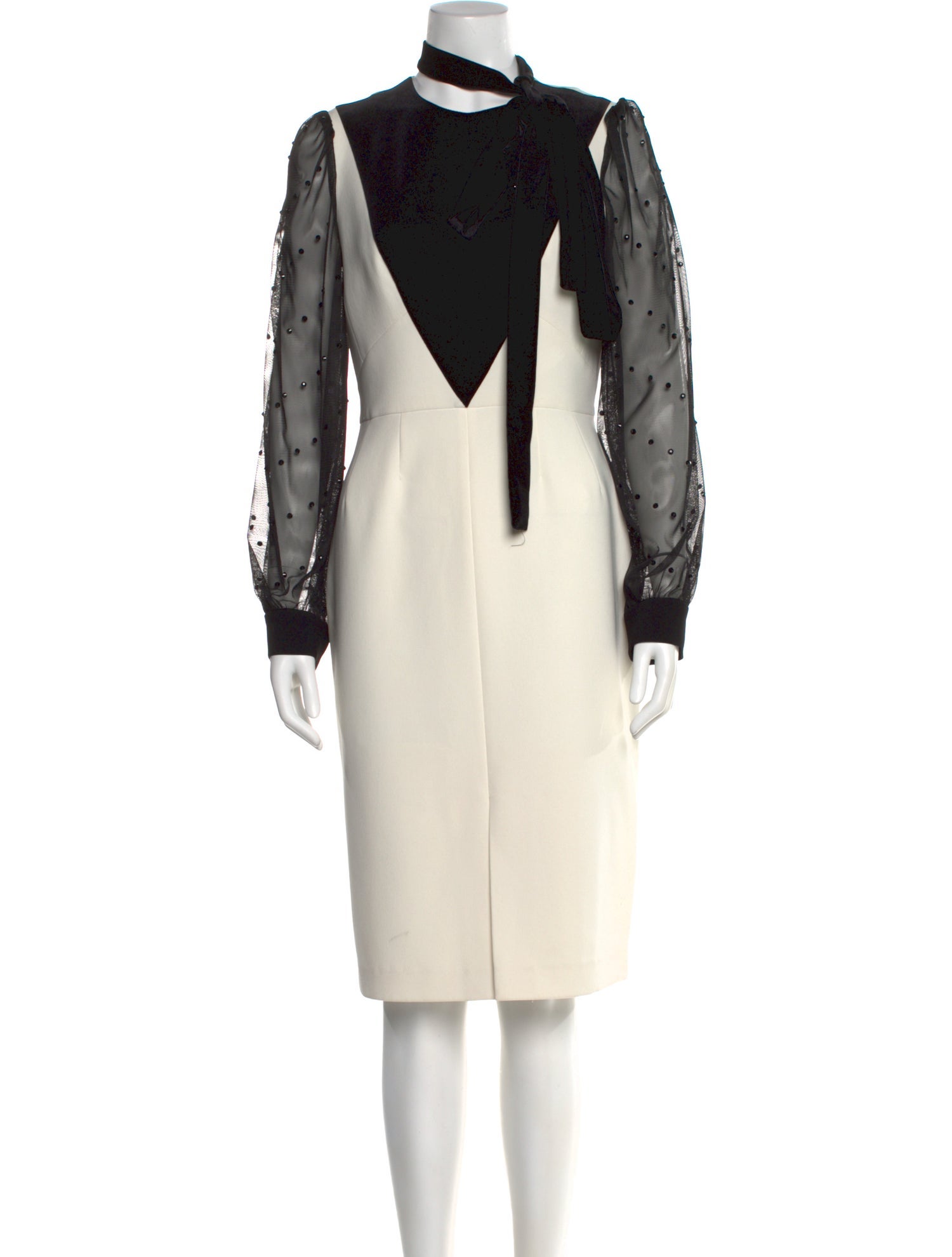 Lilia Stogova Silk Knee-Length Dress