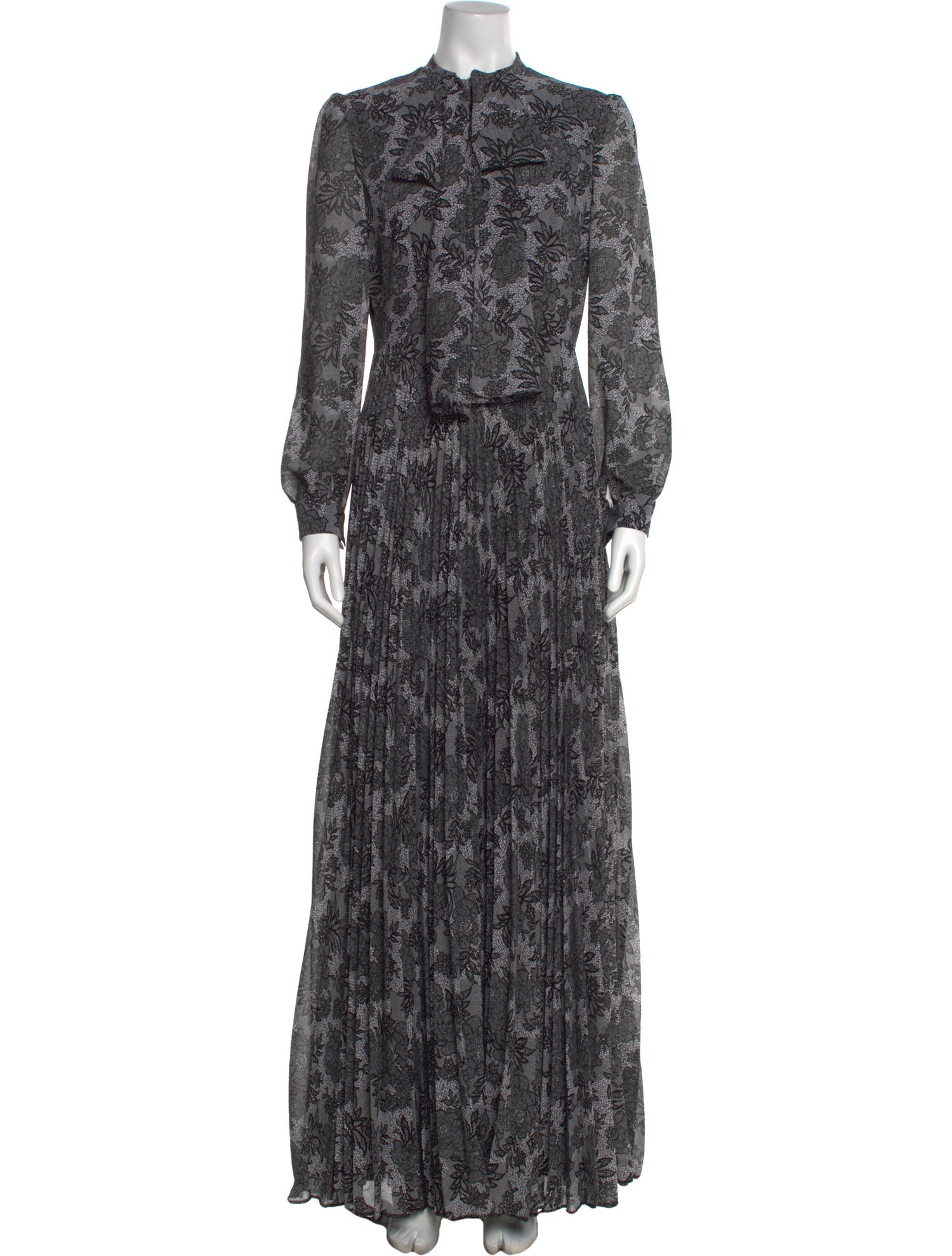 Lilia Stogova Floral Print Long Dress