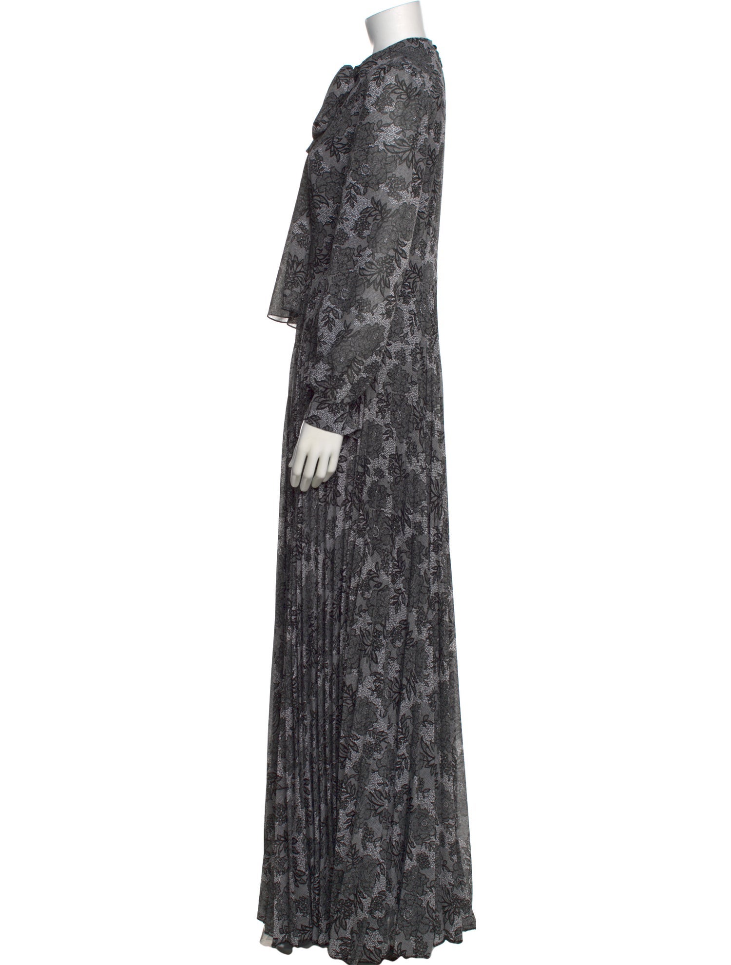 Lilia Stogova Floral Print Long Dress