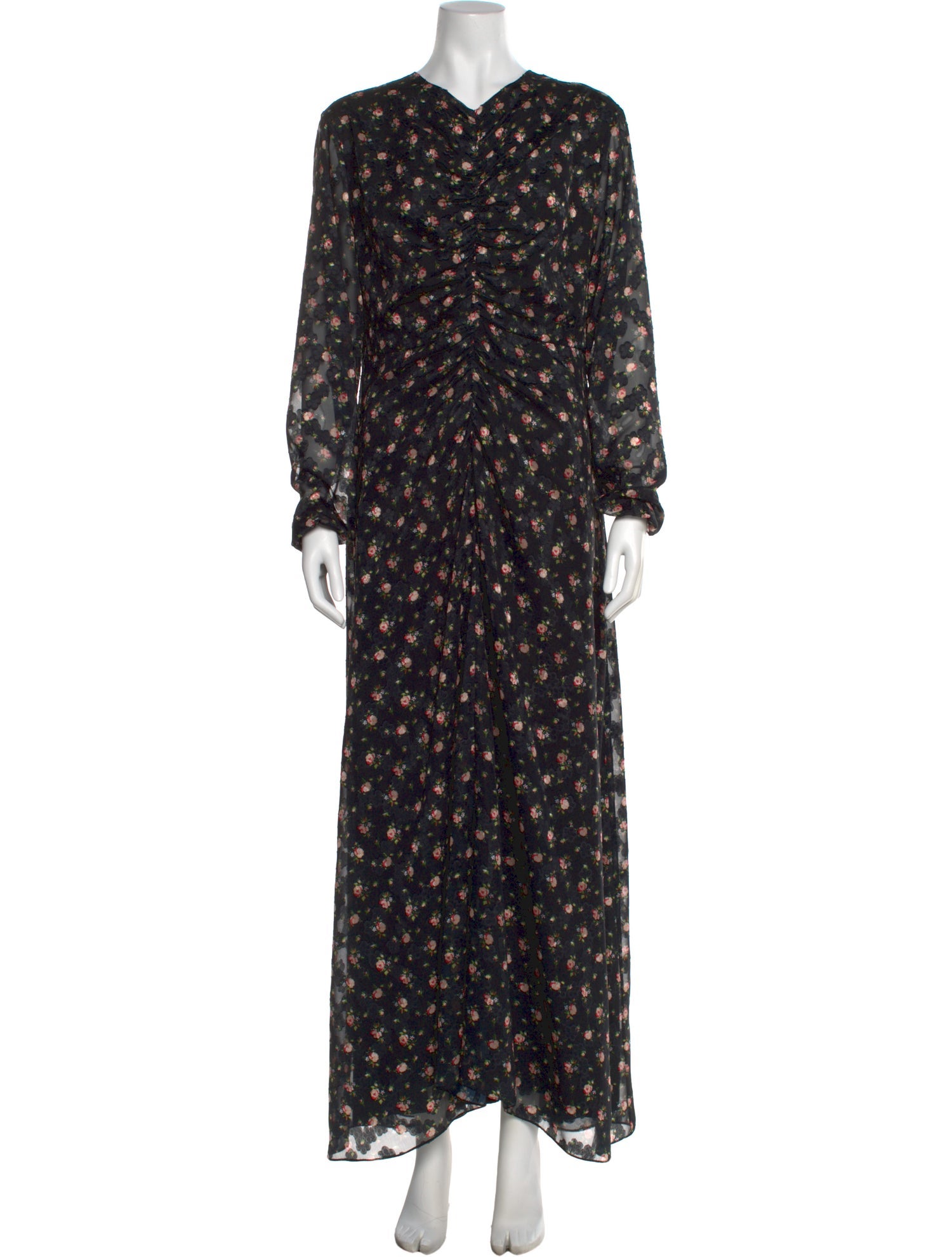 Lilia Stogova Floral Print Long Dress