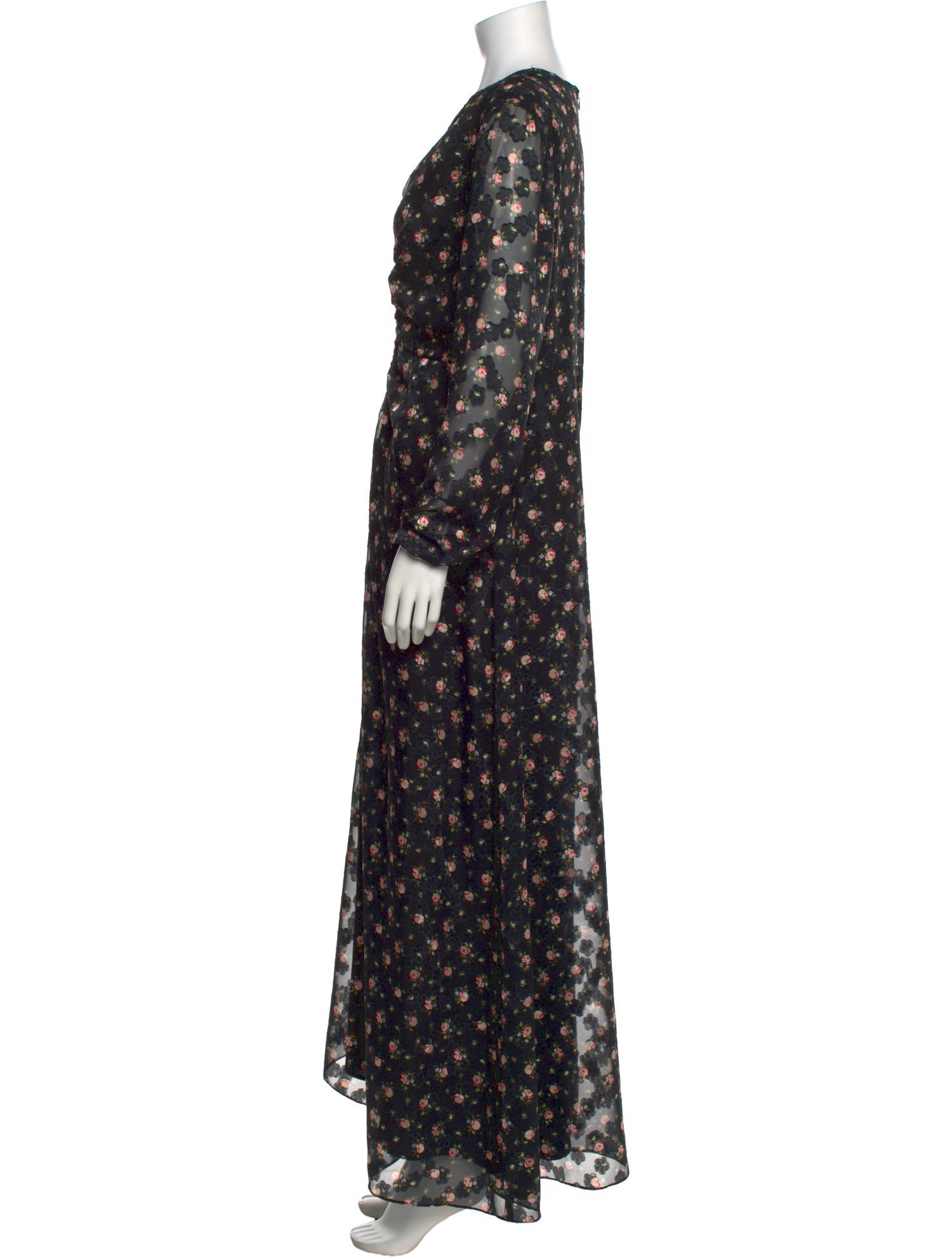 Lilia Stogova Floral Print Long Dress