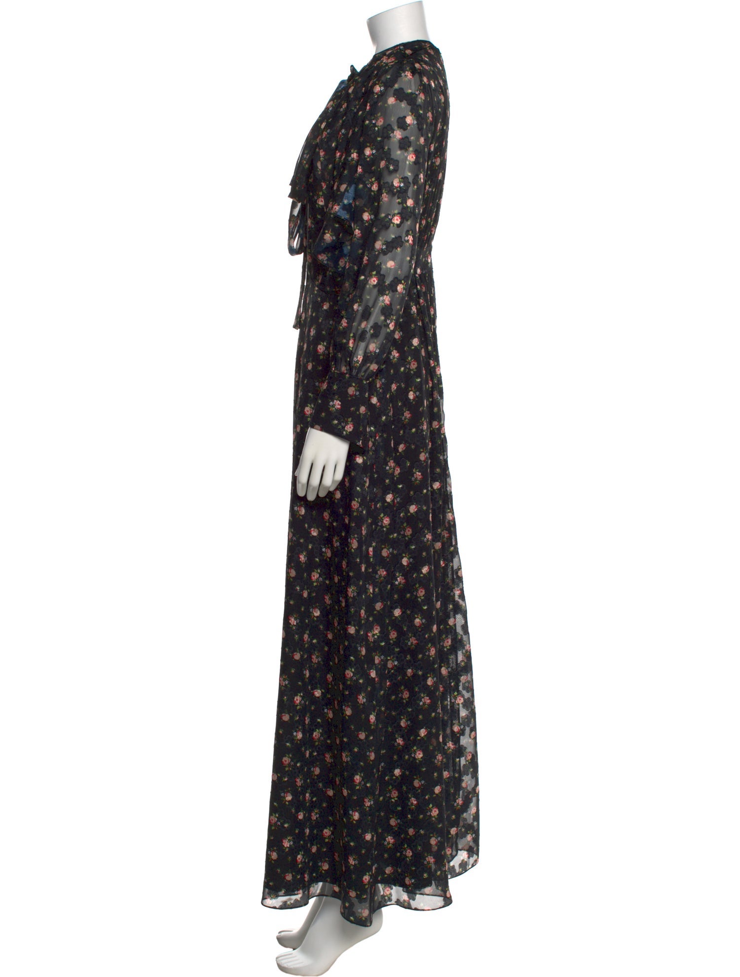 Lilia Stogova Floral Print Long Dress