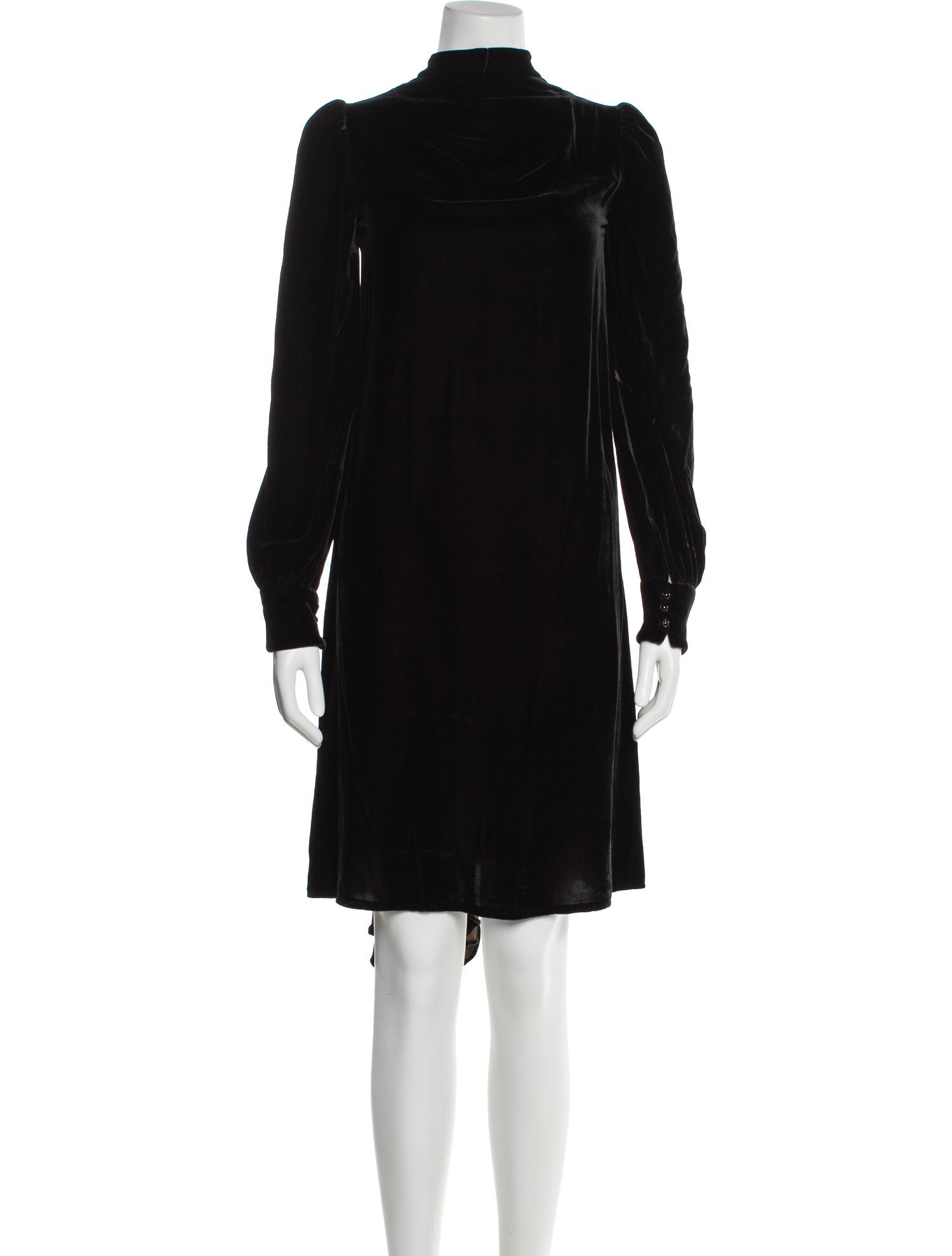 Lilia Stogova Turtleneck Mini Dress