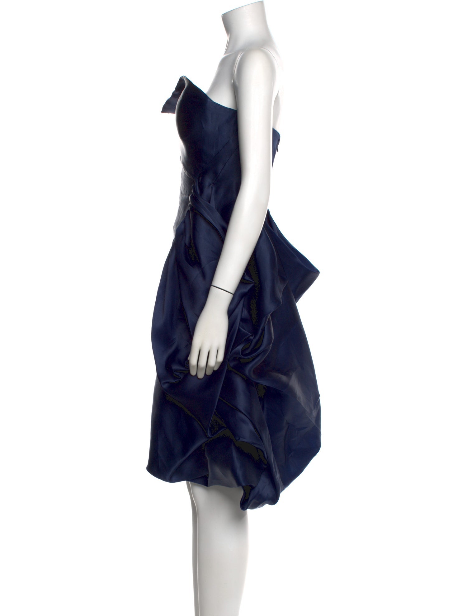 Lilia Stogova One-Shoulder Mini Dress