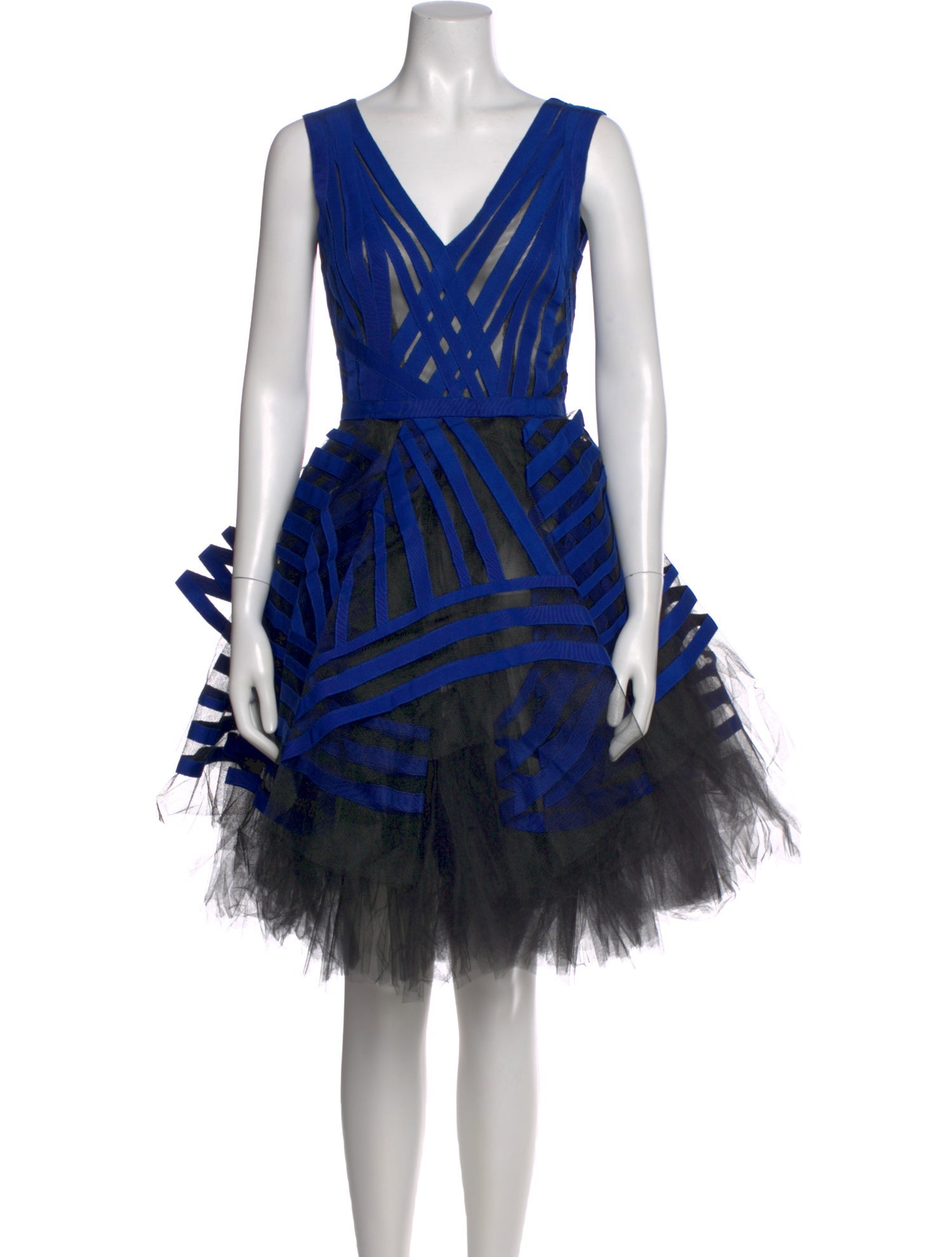 Lilia Stogova Printed Knee-Length Dress