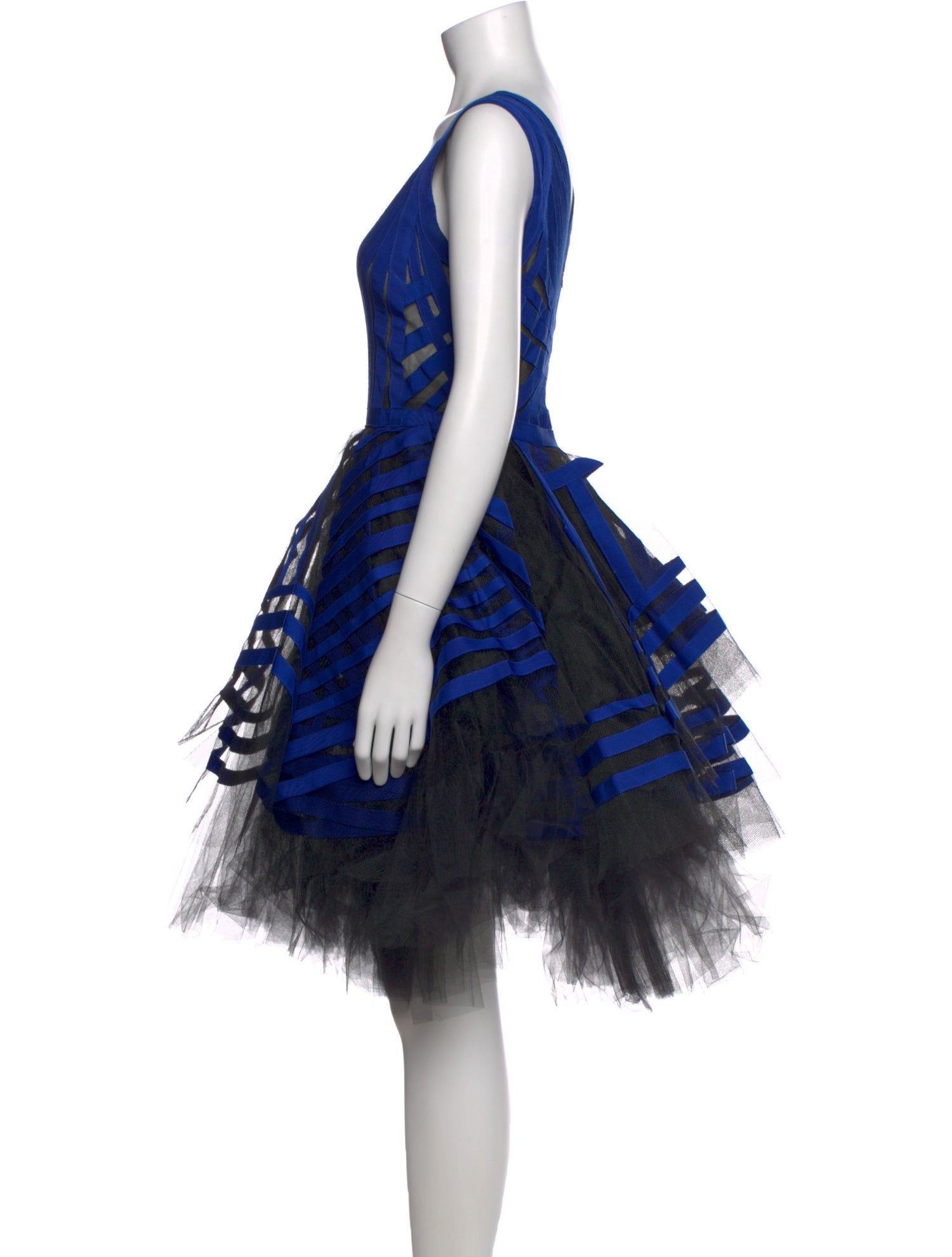 Lilia Stogova Printed Knee-Length Dress