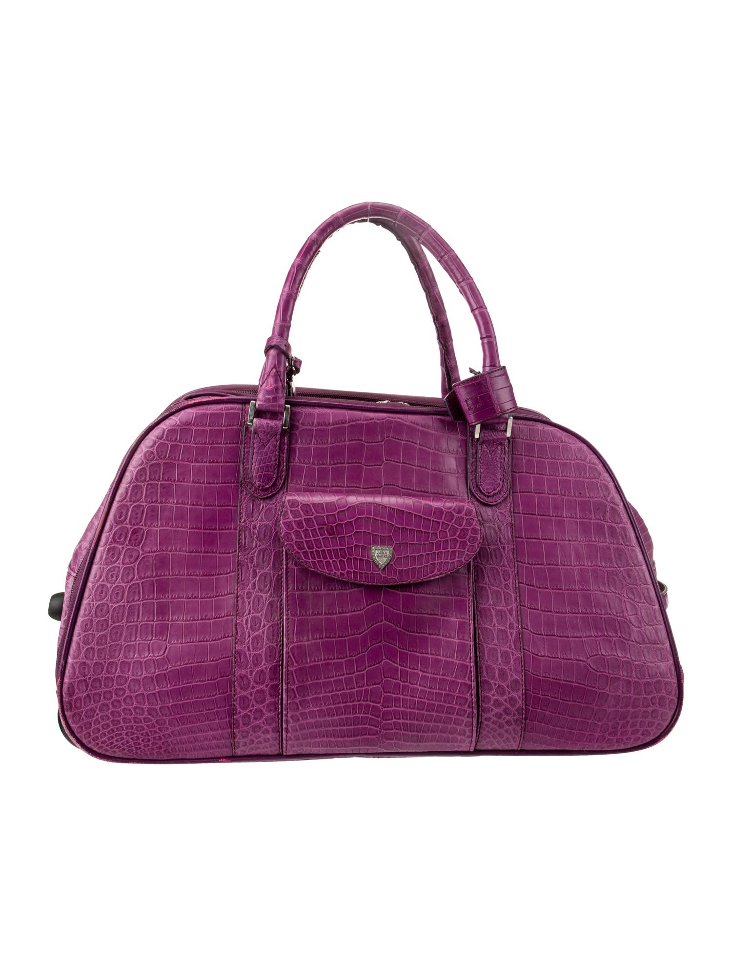 Lana Marks Crocodile Weekender Bag