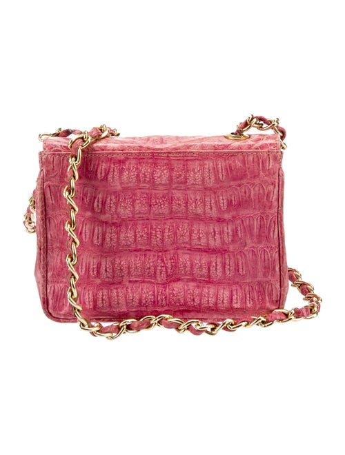 Lana Marks Embossed Leather Crossbody Bag