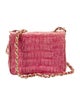 Lana Marks Embossed Leather Crossbody Bag