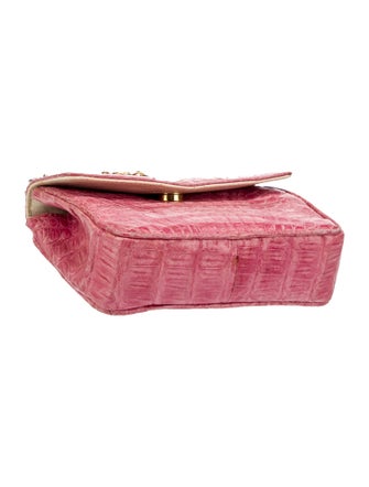 Lana Marks Embossed Leather Crossbody Bag