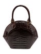 Lana Marks Alligator Top Handle Bag