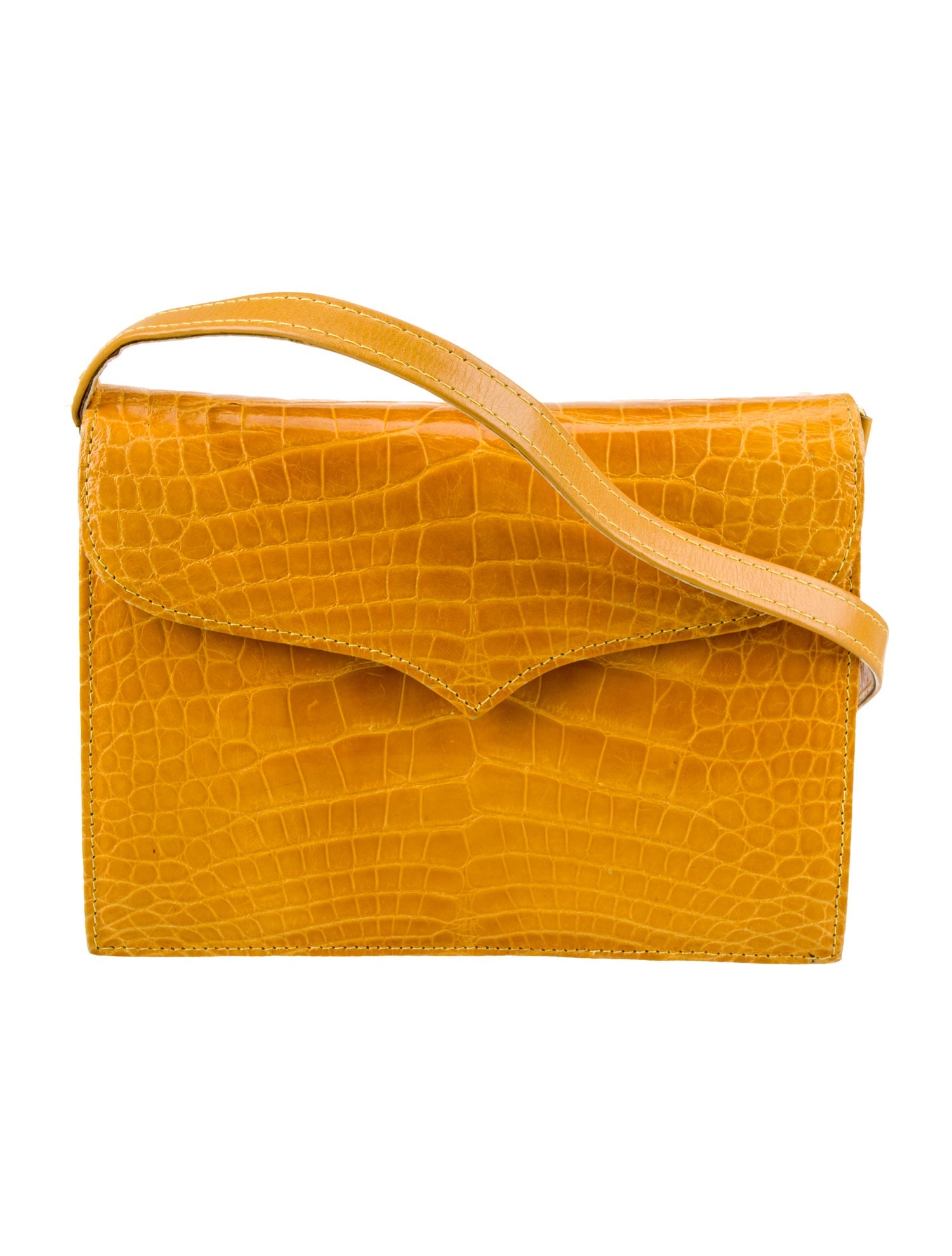 Lana Marks Crocodile Crossbody Bag