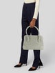 Lana Marks Ostrich Top Handle Bag