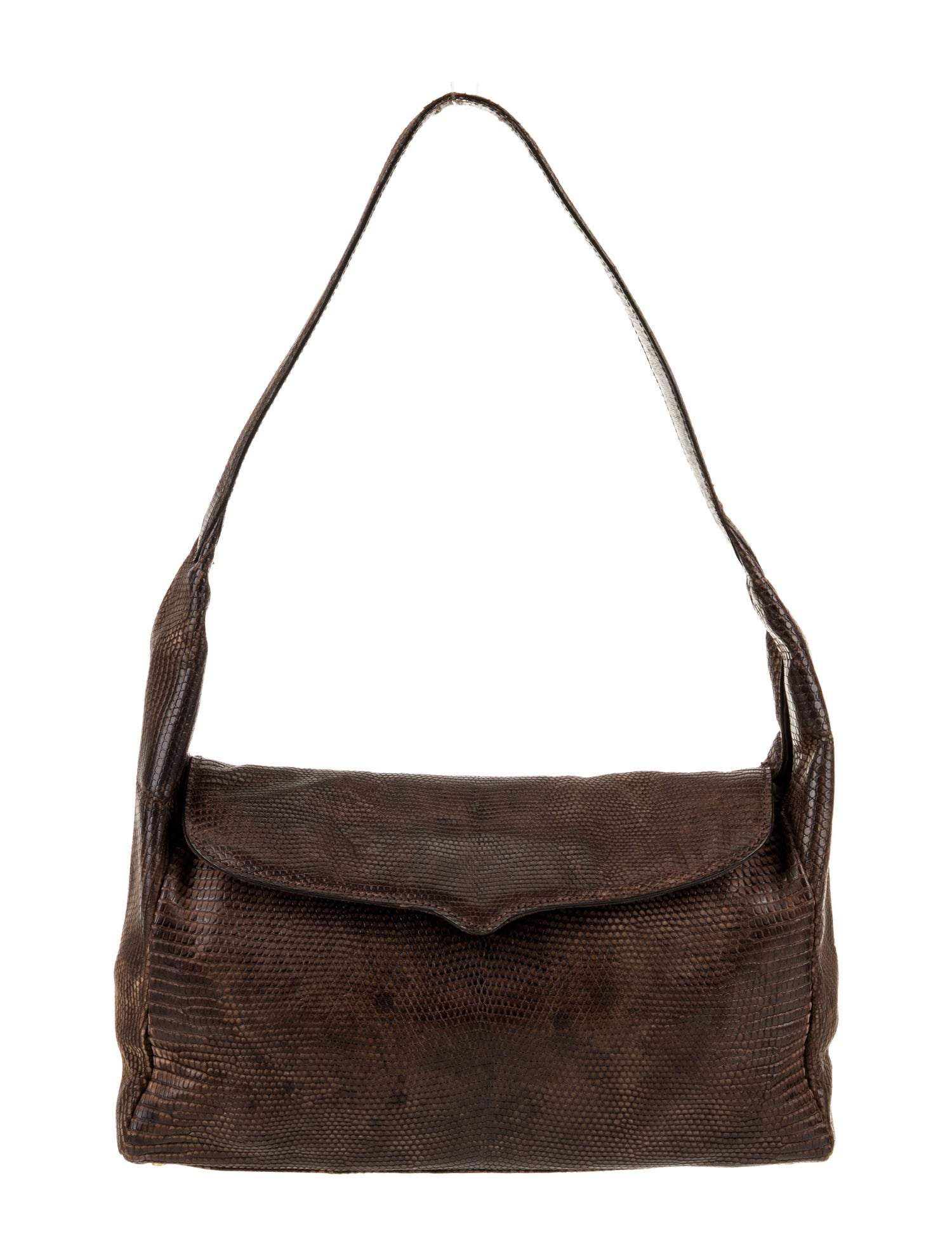 Lana Marks Embossed Leather Shoulder Bag