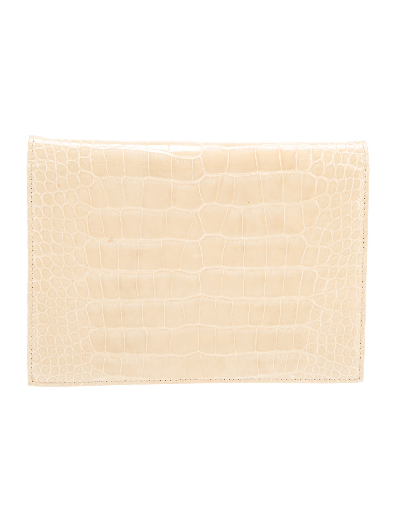 Lana Marks Alligator Clutch