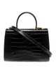 Lana Marks Alligator Top Handle Bag