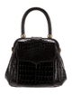 Lana Marks Alligator Top Handle Bag