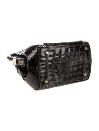 Lana Marks Alligator Top Handle Bag