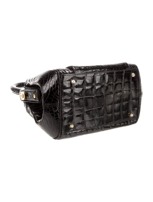 Lana Marks Alligator Top Handle Bag