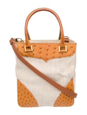 Lana Marks Canvas Top Handle Bag