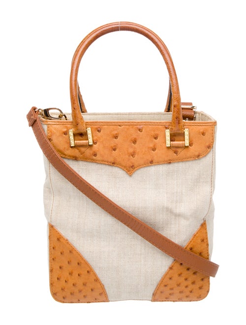 Lana Marks Canvas Top Handle Bag