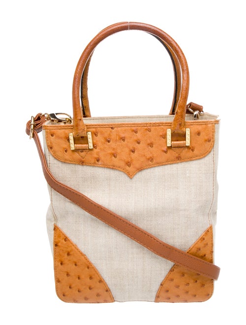 Lana Marks Canvas Top Handle Bag