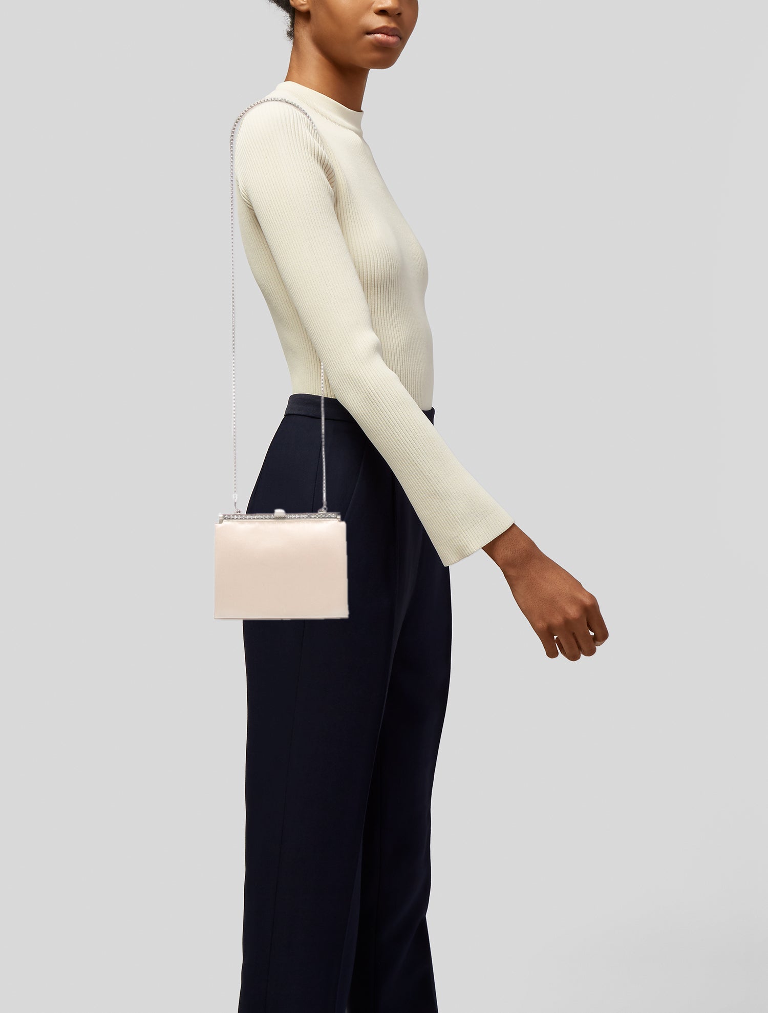 Lana Marks Satin Minaudière