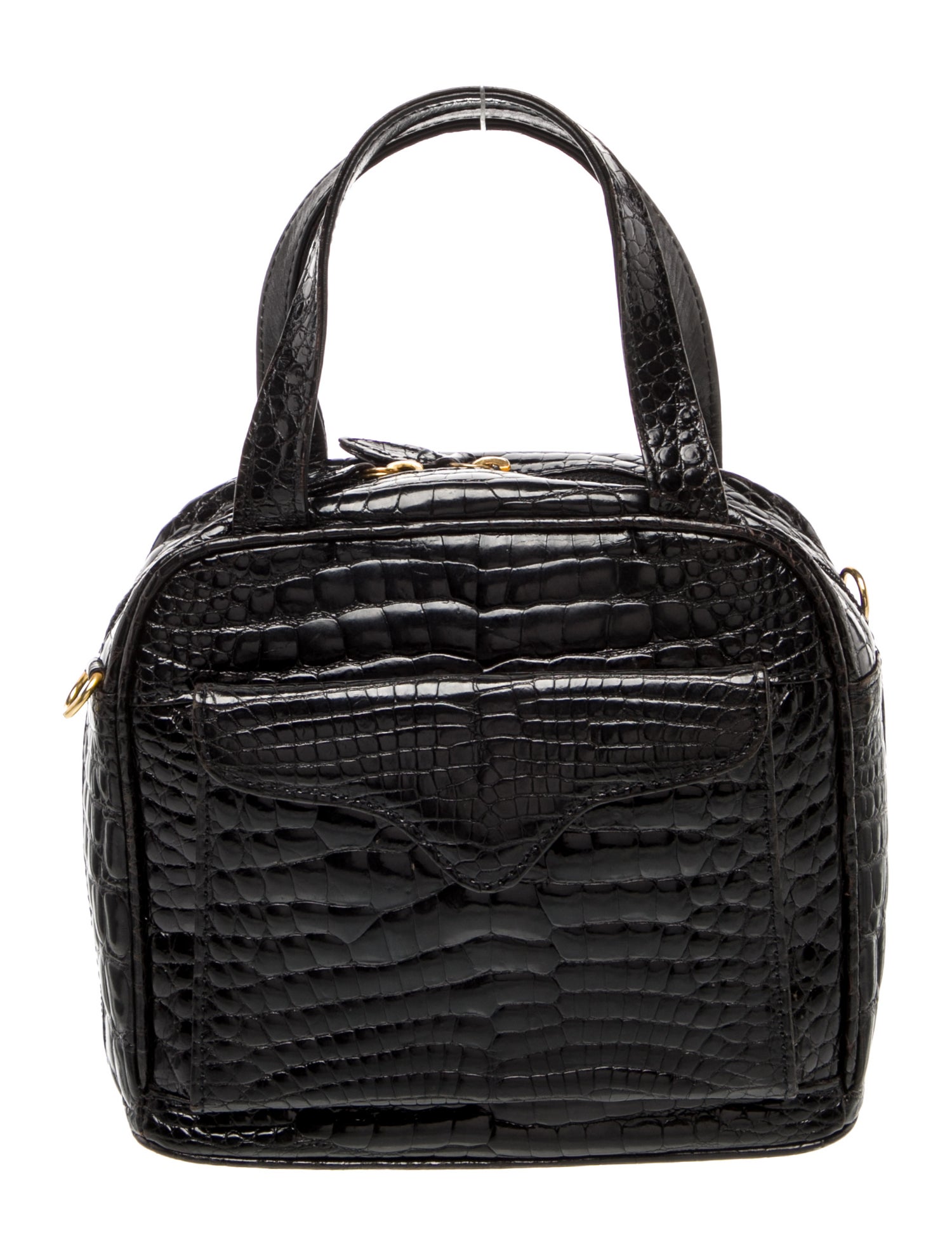 Lana Marks Alligator Top Handle Bag