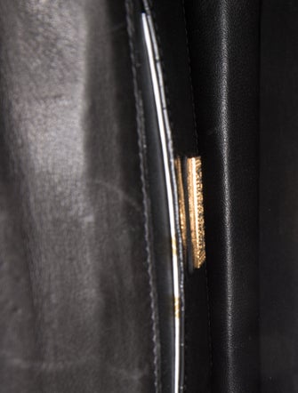 Lana Marks Embossed Leather Messenger Bag