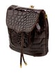 Lana Marks Embossed Leather Backpack